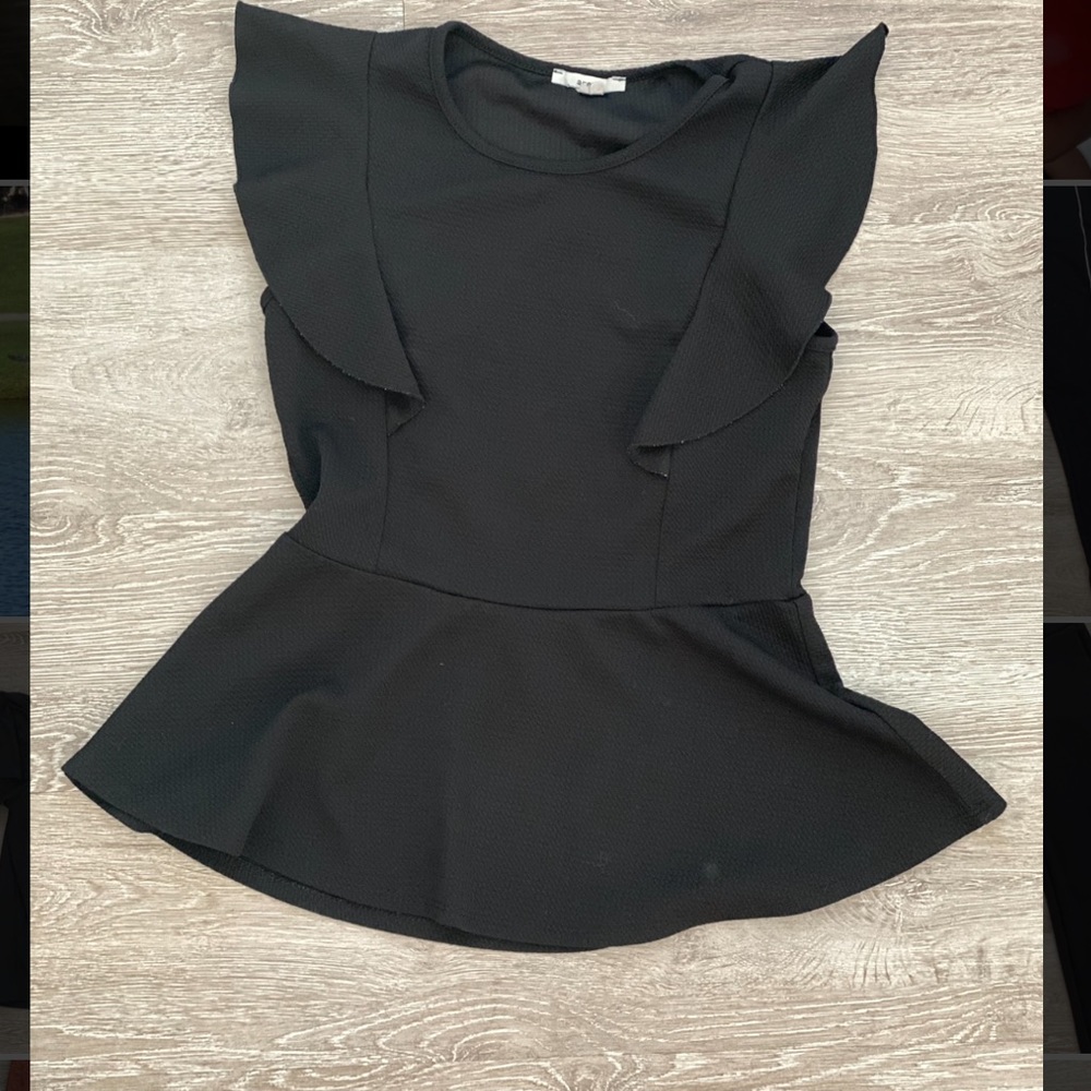 Black dress top